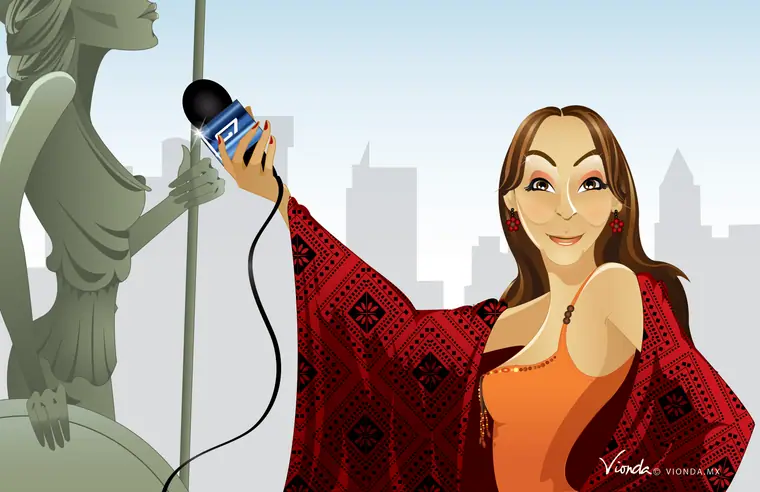 Caricatura por encargo realizada por Vionda