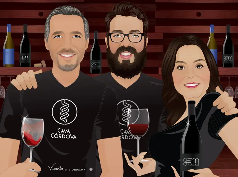 Caricatura por encargo realizada por Vionda