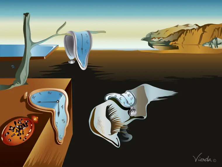 Dalí — Ilustración de autor por Vionda