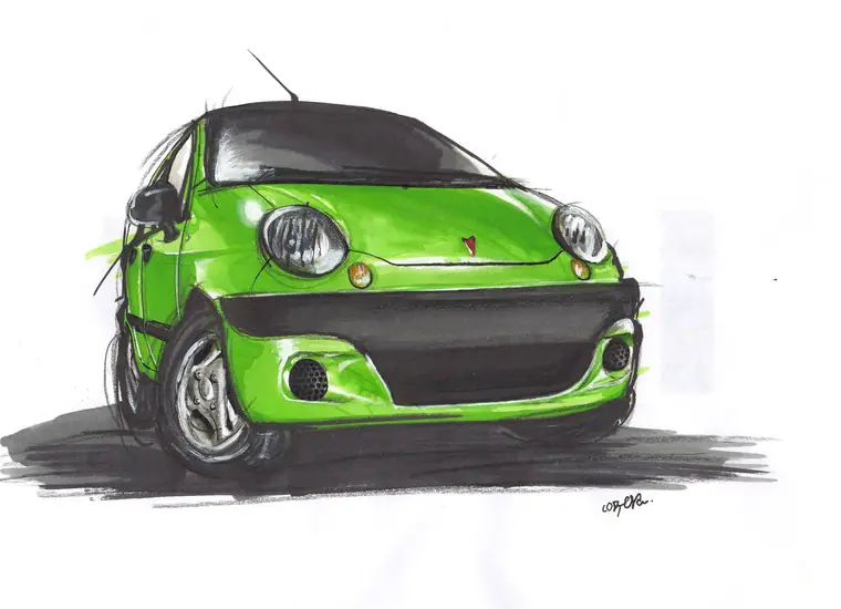 Pontiac — Ilustración de autor por Vionda