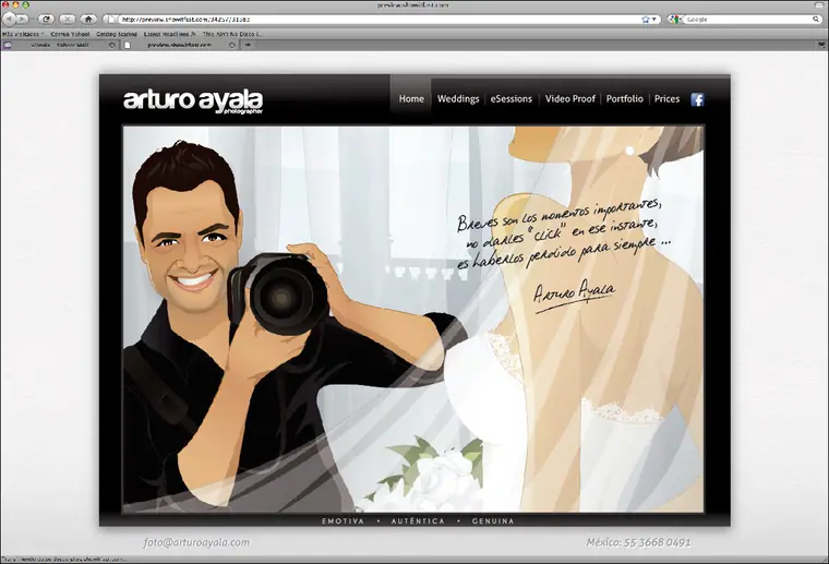 Retrato ilustrado — Proyecto ilustrado por Vionda